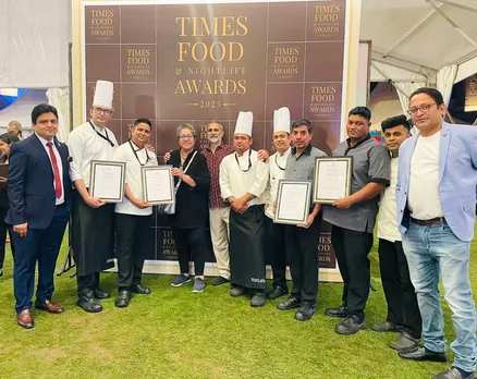 Crowne Plaza Greater Noida wins four awards at the Times Food and Nightlife Awards 2023