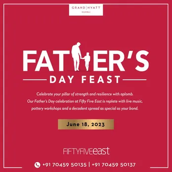 This father’s day, let Grand Hyatt Mumbai be your choice of an extraordinary celebration