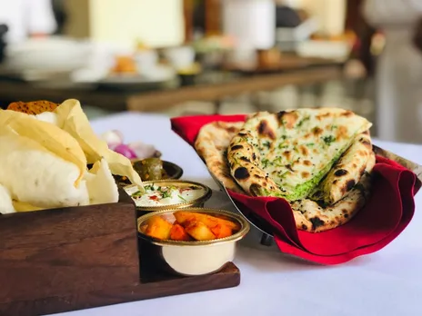 Amritsari Kulchas at Eros Hotel New Delhi Nehru Place