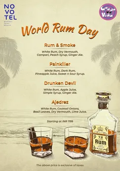 Toast to all things good at Novotel Mumbai Juhu Beach’s Gadda Da Vida this World Rum Week