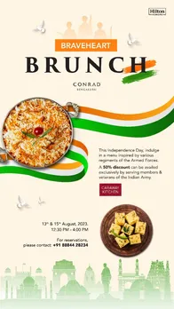 Brave Heart Brunch with Conrad Bengaluru Independence Day Special