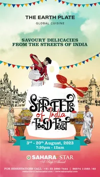 Relish the flavors from the “Streets of India” at Hotel Sahara Star 