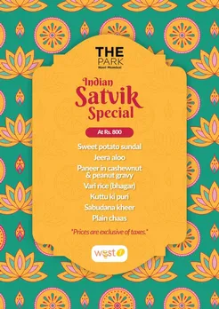 Experience Satvik Delights at The Park, Navi Mumbai this Ganesh Chaturthi