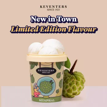 Keventers introduces a Seasonal Delicacy– Launches Limited Edition Sitaphal Ice Cream