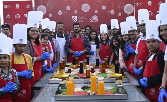 Infusing Holiday Cheer: Cake Mixing at Sayaji Hotel Kolhapur