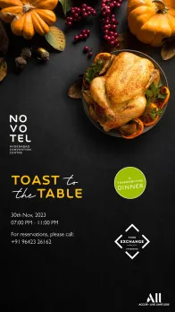 Toast To the Table! @Novotel Hyderabad Convention Centre