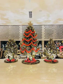 Christmas Trees at ITC Royal Bengal and ITC Sonar