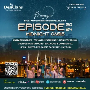 Countdown to 2024: Experience the Magic of New Year's at Magique, Koramangala with Episode 2024!