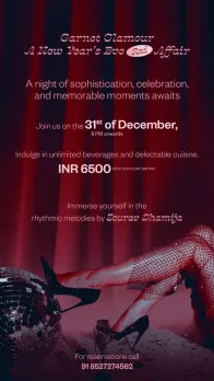 Elevate your New Year Plans with a Festive Soiree at Red