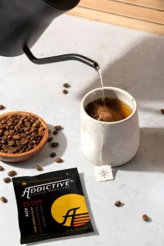 Steeped Coffee Teams Up With Addictive Coffee Roasters to Serve Up Hospitiality with Its Compostable Single-Serve Packs