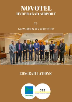 Novotel Hyderabad Airport becomes the first hotel in South India to receive the Green Key Certification for Sustainable Hospitality