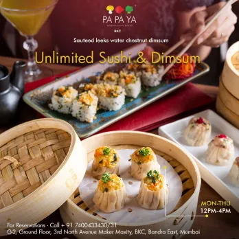 Indulge in Infinite Delight: Pa Pa Ya Unveils the Ultimate Unlimited Sushi and Dim Sum Extravaganza!