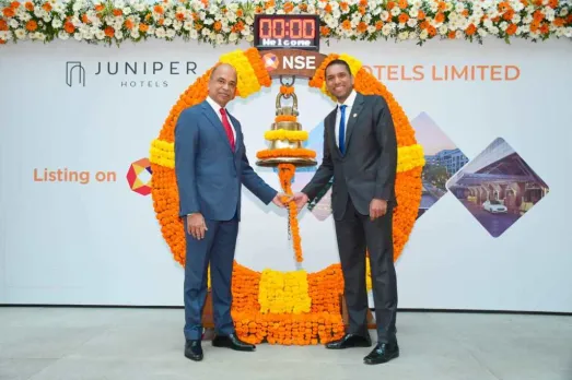 Juniper Hotels shares closes at 10% upper circuit on debut