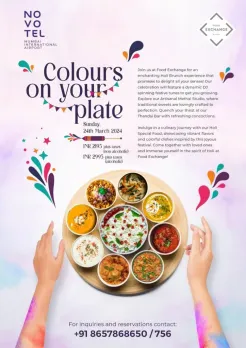 Treat your tastebuds to a culinary experience with a Holi special menu at Food Exchange, Novotel Mumbai International Airport