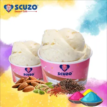 Celebrate Holi With a Scoop of Bliss: Scuzo Ice 'O' Magic Introduces Thandai Gelato