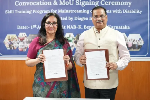 Diageo India signs MOU with Skill Council for Persons with Disability (SCPwD) to train students under its ‘Learning for Life’ programme