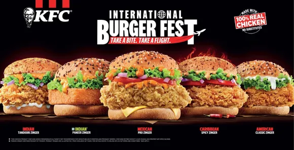 KFC launches International Burger Fest inspired by global flavours