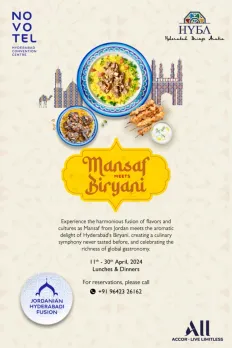 Mansaf meets Biryani @Novotel Hyderabad Convention Centre