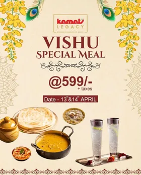 Celebrate Vishu with Kamats Legacy: Experience the Essence of South Indian Tradition