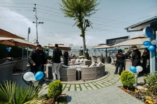 Barista Opens its Largest Cafe at Dal Lake, Srinagar