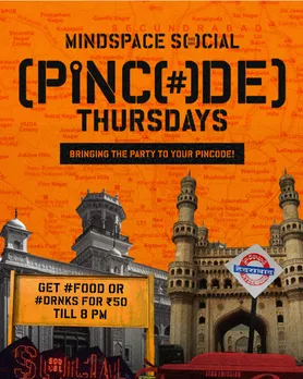 Enjoy the First Dish or Drink for Just INR 50 at Mindspace SOCIAL's Pincode Thursdays!