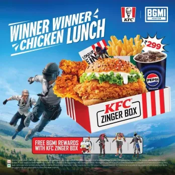 KFC Surprises Bgmi Fans with a ‘Winner Winner Chicken Lunch’