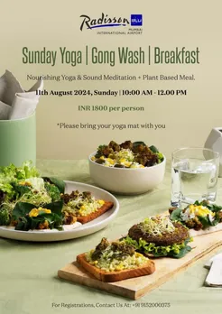 Unwind and Revitalize: Join Us for Sunday Yoga & Gong Wash Followed by Breakfast at Radisson Blu