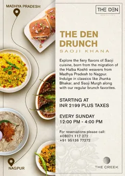 Experience an Exclusive Sunday Brunch with the Fiery Flavors of Saoji Cuisine at The Den