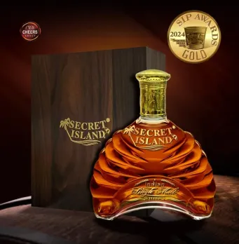 India's Pride Secret Island Single-malt $105 a Bottle Bags International Gold