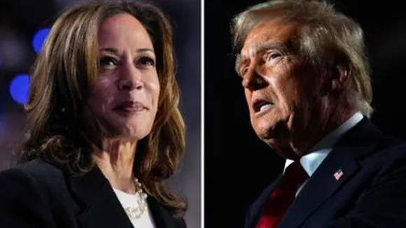 Trump, Harris 