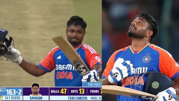 Sanju Samson century against SA