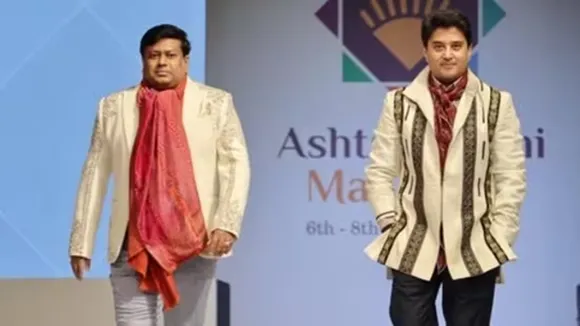Jyotiraditya Scindia and Sukanta Majumdar walk the Ramp