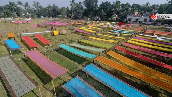 santipur saree village