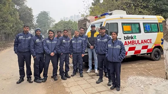 Blinkit offers 10 minutes  ambulance service