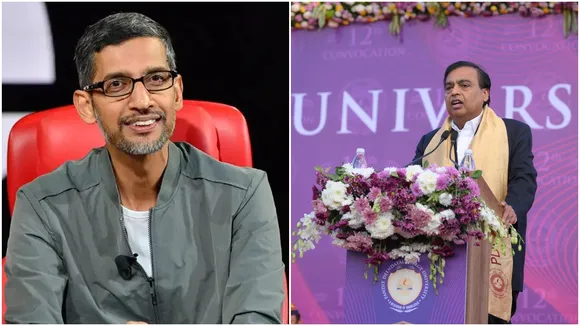 Sundar Pichai-Mukesh Ambani: সুন্দর পিচাই ও মুকেশ আম্বানি