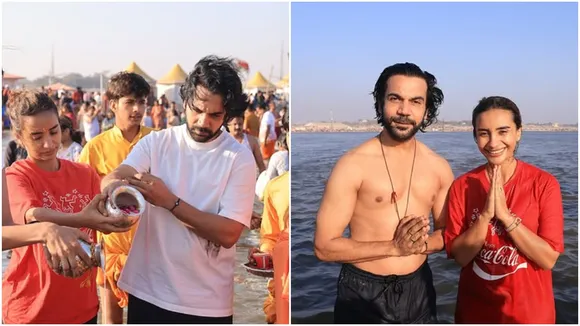 patralekha-rajkumar in Maha kumbh