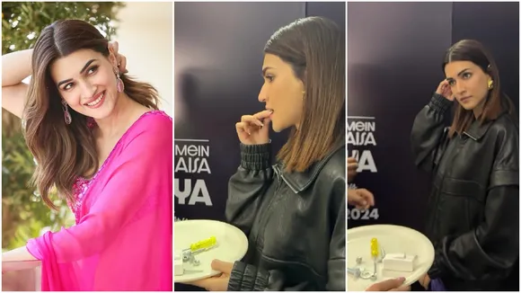 kriti sanon took iron screw to eat
