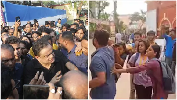 clash with tmcp in sfi aidsos student strike by protesting ju incident: যাদবপুর কাণ্ডের প্রতিবাদে বাম ছাত্র সংগঠনের ডাকা ধর্মঘট ঘিরে অশান্তি