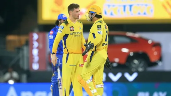 Noor Ahmed and MS Dhoni