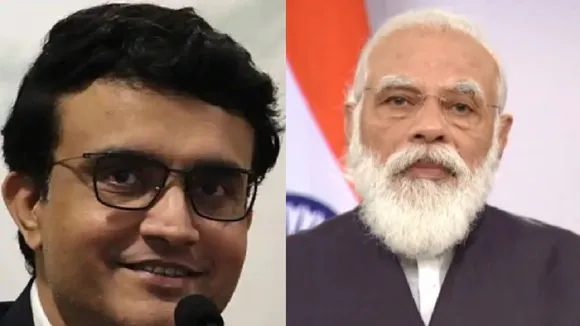 Sourav Ganguly, PM Narendra Modi