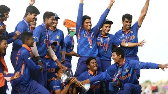 U-19 Team India: বিশ্বকাপজয়ী অনুর্ধ্ব-১৯ ভারতীয় দল (টুইটার)