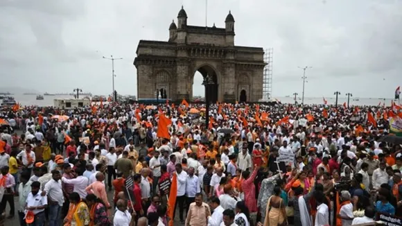 Shivaji Statue Collapse Protest