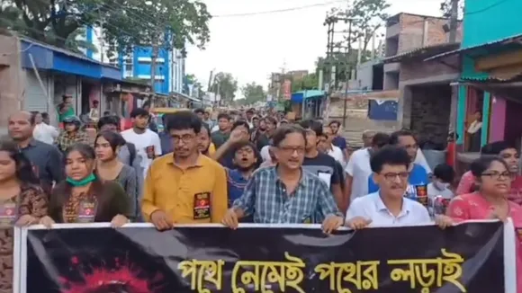 RG Kar Case, RG Kar Protest, Canning, TMC Mla Paresh ram das, আরজি কর কাণ্ডের প্রতিবাদ, ক্যানিং, তৃণমূল বিধায়ক পরেশরাম দাস