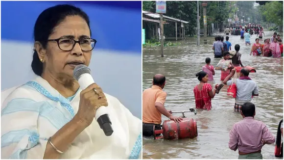 Mamata Banerjee again criticizes DVC over the flood situation in west bengal,মমতা ব্যানার্জি, বন্যা,ডিভিসি