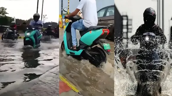 Electric scooter care in rain: