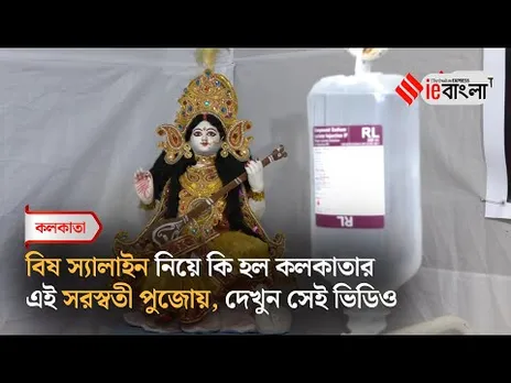 Saraswati Puja 2025: বিষ স্যালাইন! সরস্বতী পুজোয় ll ieBangla