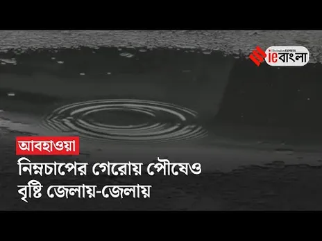 Weather West Bengal: নিম্নচাপের জেরে  পৌষেও বৃষ্টি জেলায়-জেলায়, দুর্যোগ  ll ieBangla