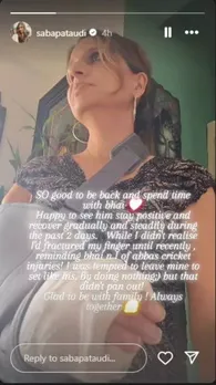 Saba Ali Khan shares Saif Ali Khan's health update