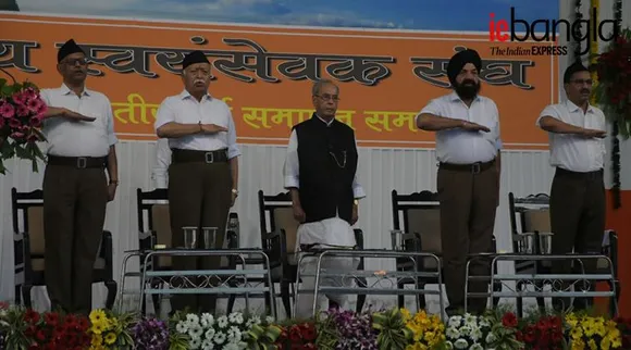 Pranab at Nagpur Rss