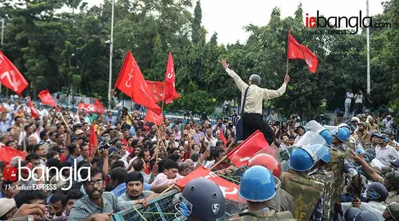 CITU protest Express Photo Shashi Ghosh